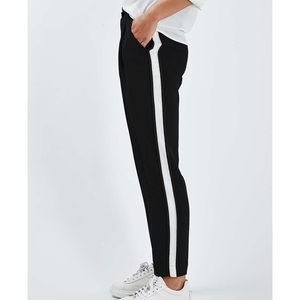 Zafa  trafaluc black and white stripe joggers